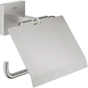 Comparateur de prix : Dérouleur de papier avec couvercle GROHE Start Cube supersteel