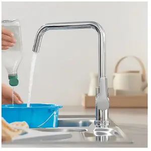 Comparateur de prix : Grohe Quickfix Start - Mitigeur d'évier, Rabattable, Chrome 30630000