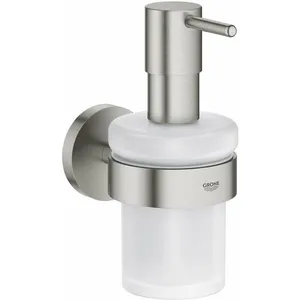 Grohe - QuickFix Start - Distributeur de savon avec support, verre/supersteel 41195DC0Vendu paramazon