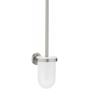 Comparateur de prix : Grohe Quickfix Start - Brosse De Toilette Avec Support Mural, Verre-Su