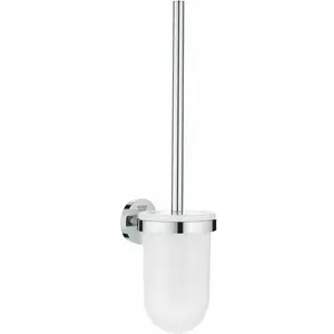 Grohe - QuickFix Start - Brosse de toilette avec support mural, verre/chrome 41185000