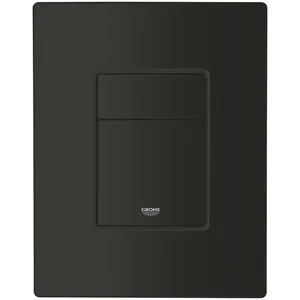 Plaque de déclenchement - GROHE - Even - Noir mat - Plastique - Économie d'eau pas cher