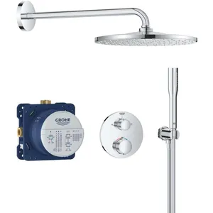 Comparateur de prix : Grohe Precision Colonne de douche, Mitigeur thermostatique, 34880000,
