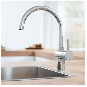 Comparateur de prix : Mitigeur évier GROHE MINTA col de cygne pivotant Design - 32917000