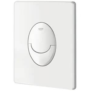 Comparateur de prix : Plaque de commande WC SKATE GROHE 38505SH0 15.6 x 19.7 cm - blanc
