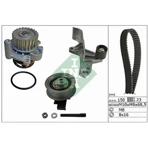 Comparateur de prix : INA Audi A4 Pompe à eau et kit de courroie 530054630 1.8 D '01/94-01/01