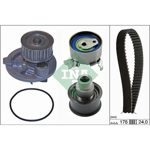 Ina Pompe à eau + kit de courroie de distribution 530007930 pas cher