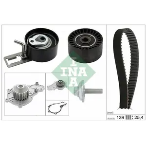 Comparateur de prix : Ina Pompe à eau + kit de courroie de distribution 530057730