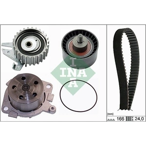 Pompe à eau + kit de courroie de distribution INA, par ex. pour Fiat, Alfa Romeo pas cher