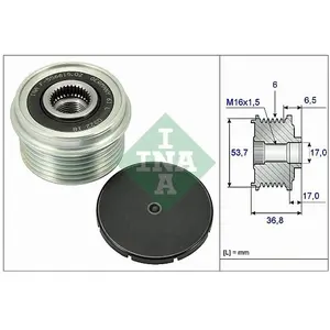 Comparateur de prix : LuK INA Poulie roue libre, alternateur pour FORD: Mondeo (Ref: 535 0074 10)
