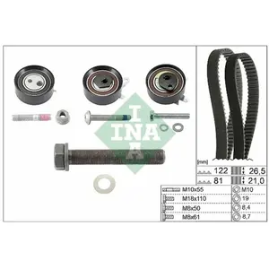 Kit de distribution INA, par ex. pour VW, Volvo pas cher
