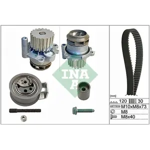 Comparateur de prix : INA 530 0091 30 Pompe à eau + kit de courroie de distribution