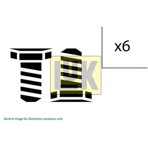 Jeu De Vis, Accouplement 411 0006 Luk Mercedes-Benz Luk 411000611 pas cher