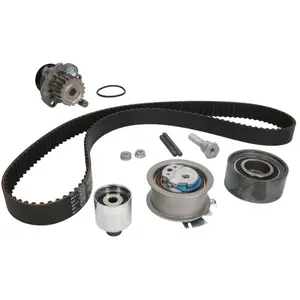 Pompe à eau + kit de courroie de distribution INA, par ex. pour Skoda, Seat, VW, Audi
