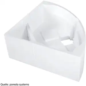 poresta systems Poresta Universal Support de baignoire pour baignoire d’angle Hoesch Scelta, 17054026, pas cher