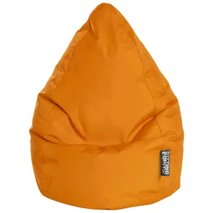 Sitting Point Pouf poire XXL d'intérieur orange 80x130cm