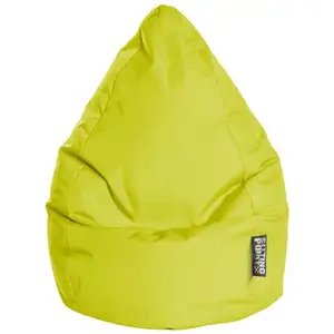 Sitting Point Pouf poire XXL d'intérieur vert anis 80x130cm