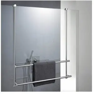 Giese Server Porte-serviettes de bain pour paroi en verre, 30858-02, pas cher
