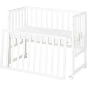 roba Berceau cododo safe asleep® 3en1 bois blanc, matelas 45x90 cm