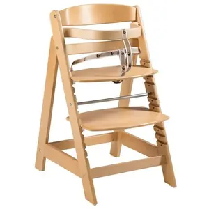 Comparateur de prix : Chaise Haute Évolutive ROBA - Sit Up Click - Bois Naturel - Poids Max 50 kg
