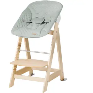 roba Chaise haute enfant évolutive à marche Born Up 2en1 naturel, transat...