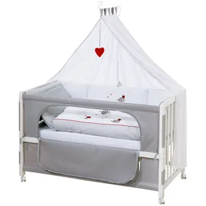 Comparateur de prix : Lit Cododo Complet - ROBA - Adam et Eule - 60x120 cm - Blanc