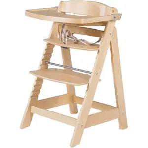 roba Chaise haute évolutive sit up fun + table à manger - bois naturel 7569