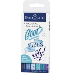 Comparateur de prix : Faber-Castell Set 6 pitt lettering bleu