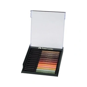 FABER-CASTELL Boîte de 12 feutres terre