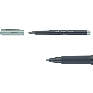 Comparateur de prix : FABER-CASTELL 160792 - Marqueur Métallique, Couleur Ice Blue, Crayon individuel