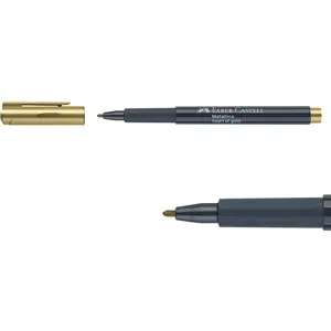 Comparateur de prix : Faber-Castell 160750 - Marqueur Métallique, Couleur Heart of Gold, Coeur d'or