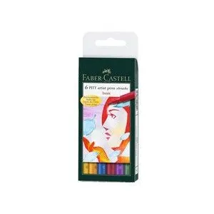 FABER-CASTELL PITT artist pen, etui de 6 - Landscape pas cher