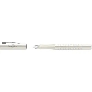 Comparateur de prix : FABER-CASTELL Stylo plume GRIP 2010 Harmony, F, blanc