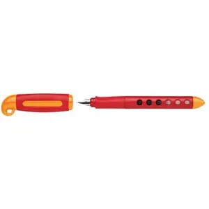 FABER-CASTELL Stylo plume éducatif Scribolino, rouge