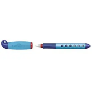 Comparateur de prix : Faber-Castell 149849 Stylo plume éducatif Scribolino, bleu, pour gaucher, plume A