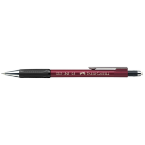 Comparateur de prix : Faber-Castell Grip 1345 Lot de 12 porte-mines métalliques 0,5 mm Rouge