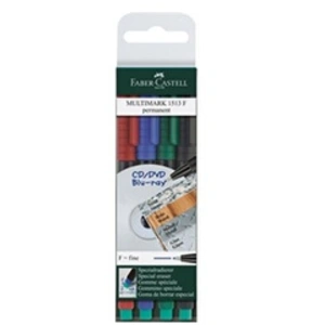 Comparateur de prix : Faber-Castell 151304 Feutre multiusage MULTIMARK permanent F étui de 4