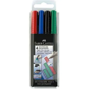 Comparateur de prix : Faber-Castell Faber-Castell Marqueur Cd/Dvd Multimark Nonpermanent F, Étui