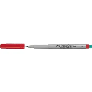 Comparateur de prix : FABER-CASTELL Marqueur NonPermanent MULTIMARK S, rouge