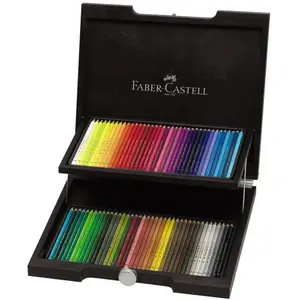 FABER-CASTELL crayon de couleur, POLYCHROMOS, 72er Coffret pas cher