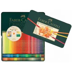 Boîte de 120 Crayons Polychromos - FABER-CASTELL - Pigments de grande qualité