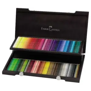 Faber-Castell Coffret en bois de 120 crayons de couleur aquarellables Albrecht Dürer pas cher
