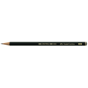 Comparateur de prix : Faber-Castell - Lot de 12 - Crayon 9000, hexagonale, dureté de mine: 3H