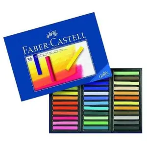 Faber-Castell STUDIO QUALITY 128336 Boîte de 36 craies pastels tendres
