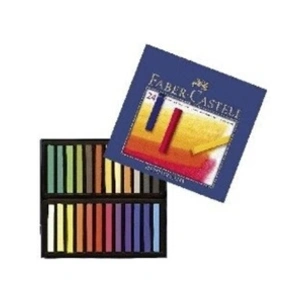 FABER-CASTELL Boîte 24 Pastels Carrés Tendres