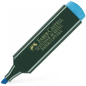 Faber-Castell Aucune Marqueur fluor Faber Bleu pas cher