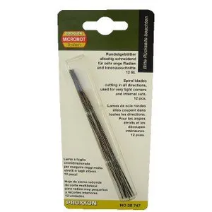 Comparateur de prix : Proxxon 28747 Lame ronde. 130 mm. Avec extrémités plates (sans ergot)