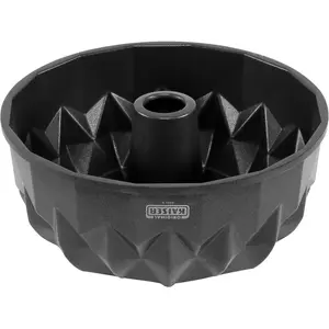 Kaiser Moules De Cuisson Inspiration Gugelhupf Pan 25 Cm Geometric Surface pas cher