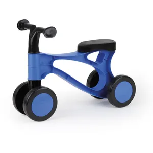 Lena My First Scooter Draisienne à 4 Roues Garçon Bleu/Noir pas cher