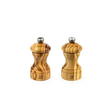 Comparateur de prix : Moulin à poivre et sel - Peugeot - Bistro - Olivier - 10cm - Duo de moulins
